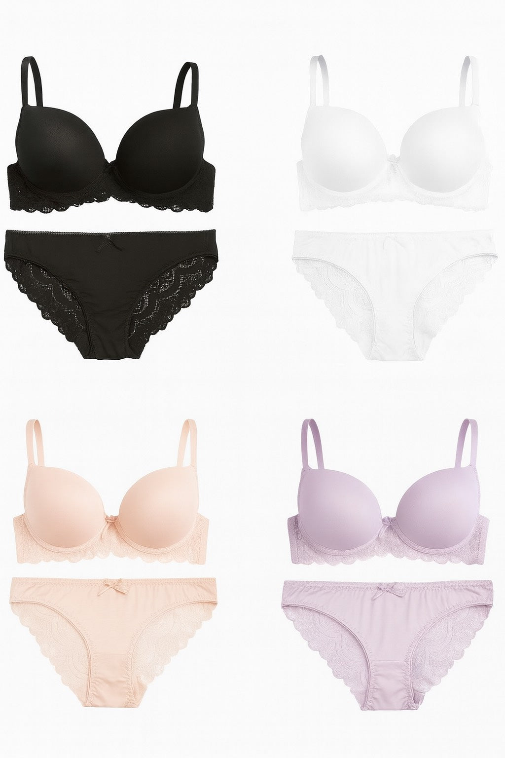 Women’s Underwear Set – Mixed Colors (Pack of 6)