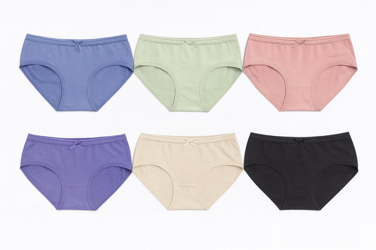 Women’s Mixed Color Underwear – Pack of 6