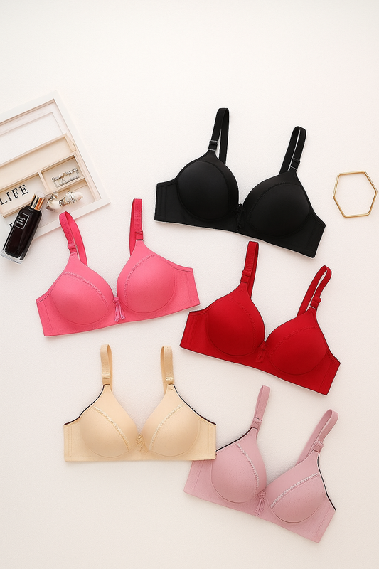 Women’s Bra – Mixed Colors (Pack of 6)
