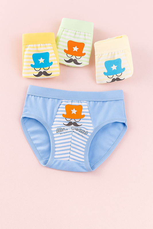 Kids’ Underwear – Mixed Colors & Design (Pack of 12)